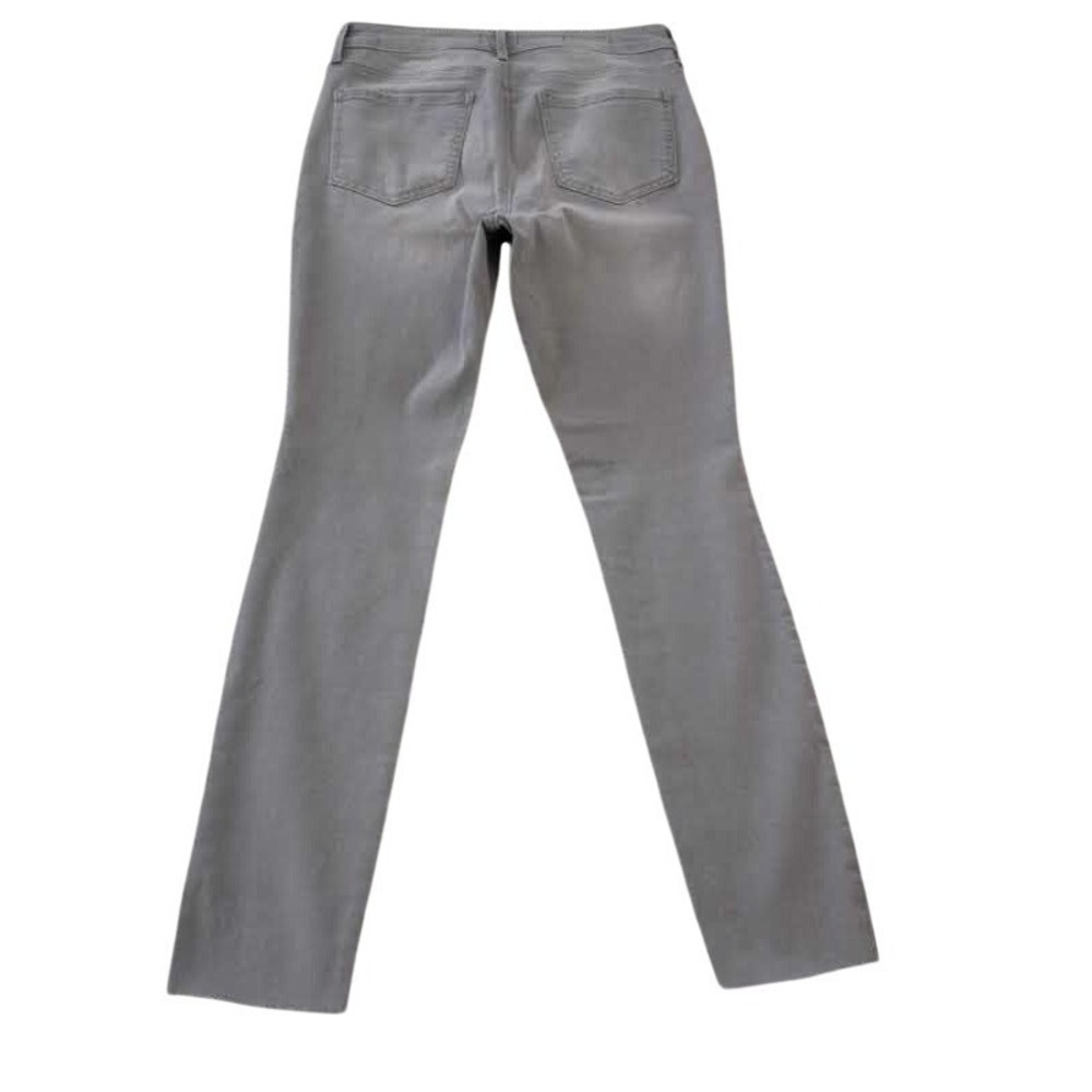 NYDJ Ami Lift Tuck Tech Skinny Jeans Grey Raw Hem Ankle Slit 28x29 Casual‎ Chic - Picture 3 of 9